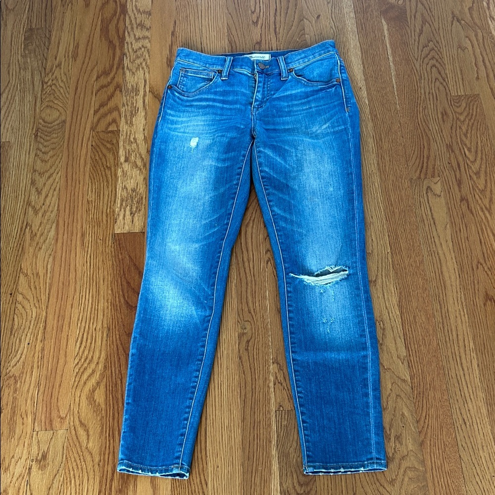 Madewell 9” high rise skinny skinny jeans